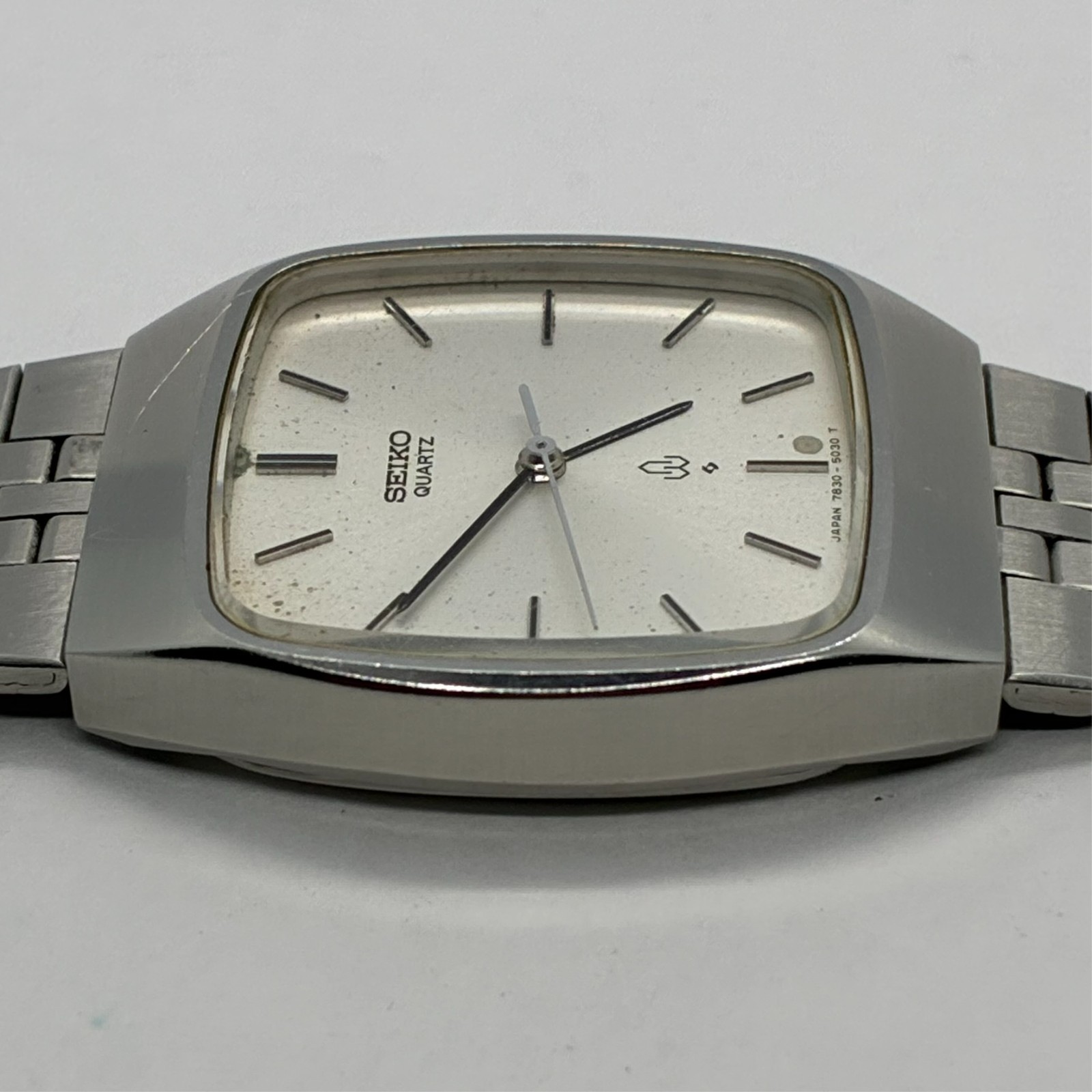 SEIKO 7830-5030 Quartz Tonneau Square Daini Seikosha Vintage 1977 #2444