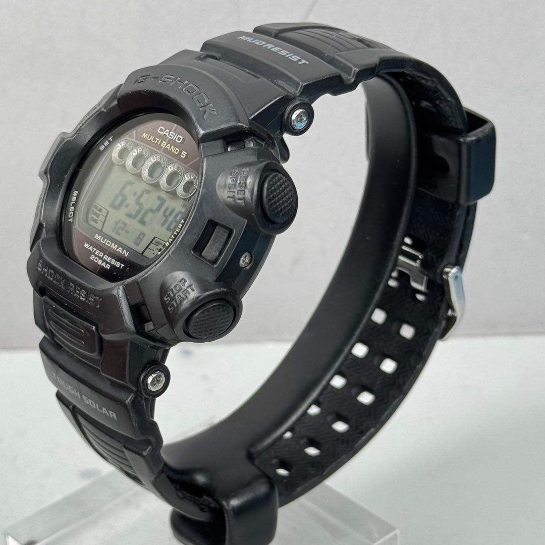 Excellent Condition G SHOCK GW 9000 MUDMAN Mudman Radio Solar