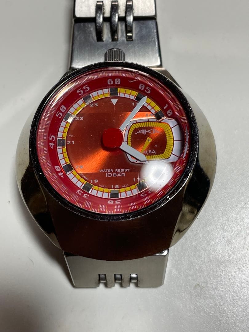 ALBA Quartz Working Japan Wristwatch Pre-Owned Japanese SEIKO AKA 10BAR
