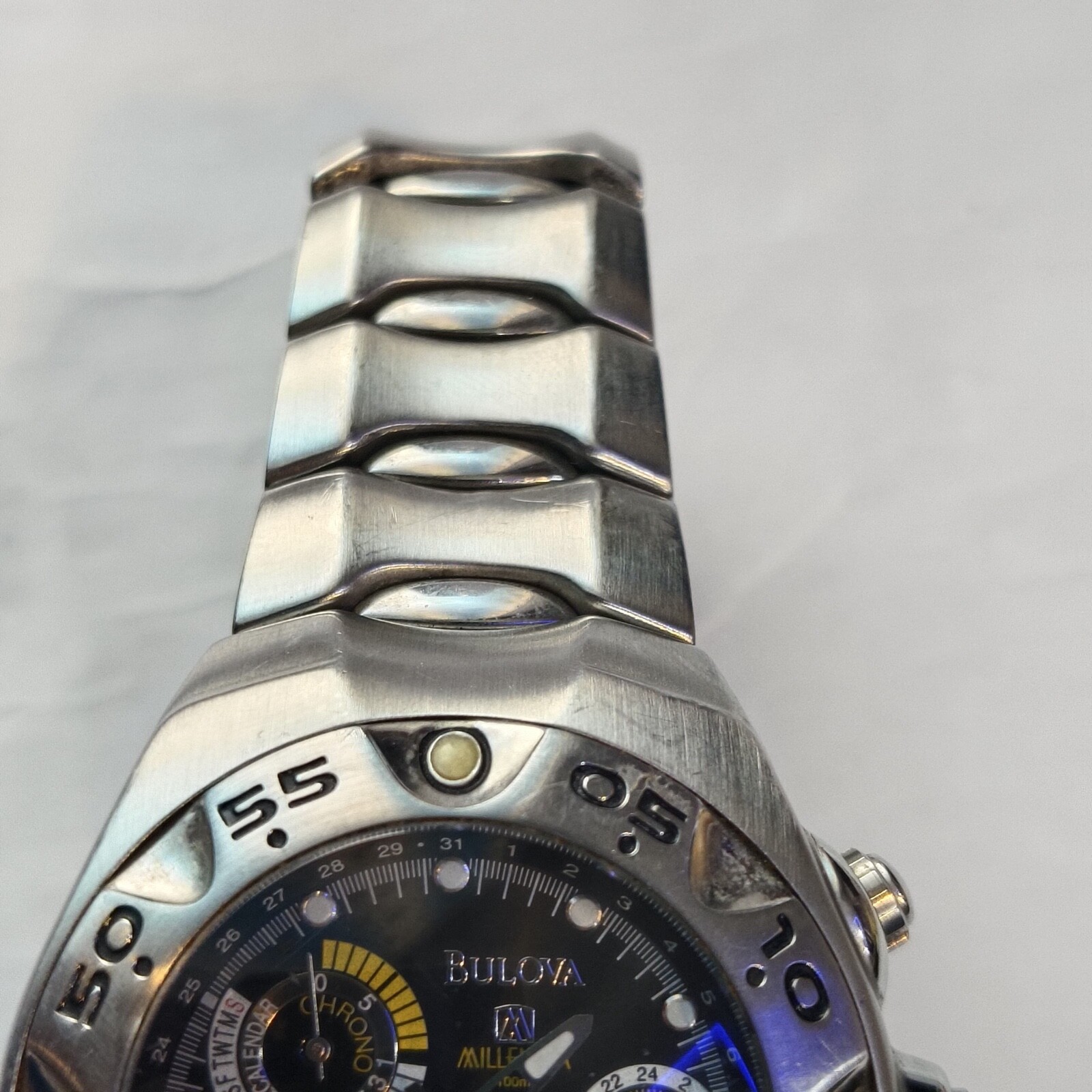 SPECIAL 96C10 BULOVA MILLENNIA PERPETUAL CALENDAR WATCH EB-2