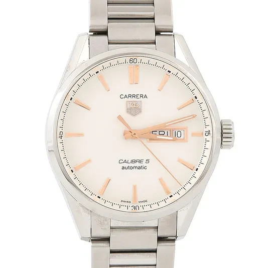 TAG Heuer Carrera WAR201D-0 Calibre 5 Automatic Silver Dial Men’s Watch