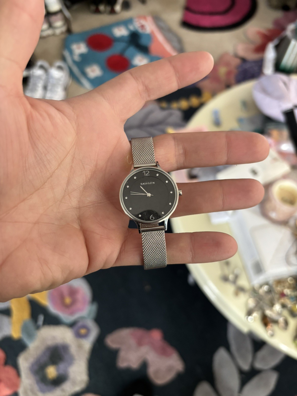 Skagen Anita Stainless Steel Mesh Ladies Watch