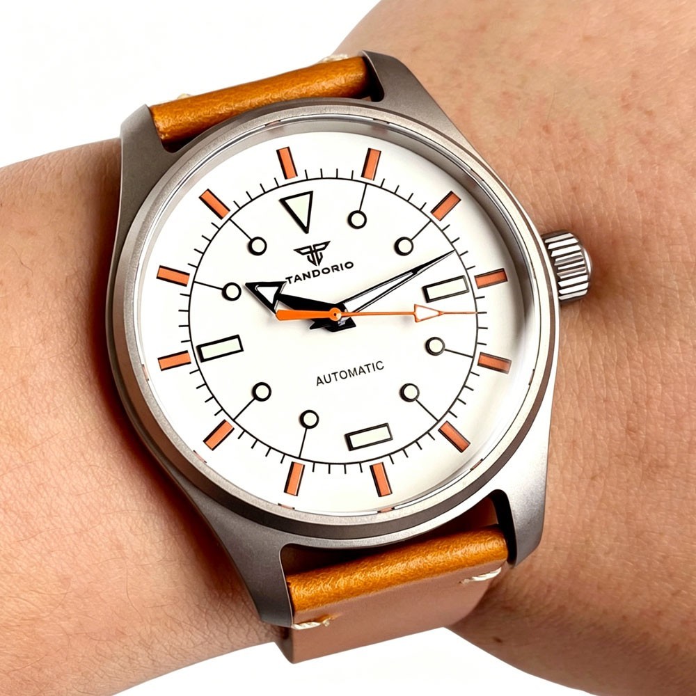 Tandorio 39mm luminous Automatic Mechanical Pilot Men’s Watch For Japan NH35
