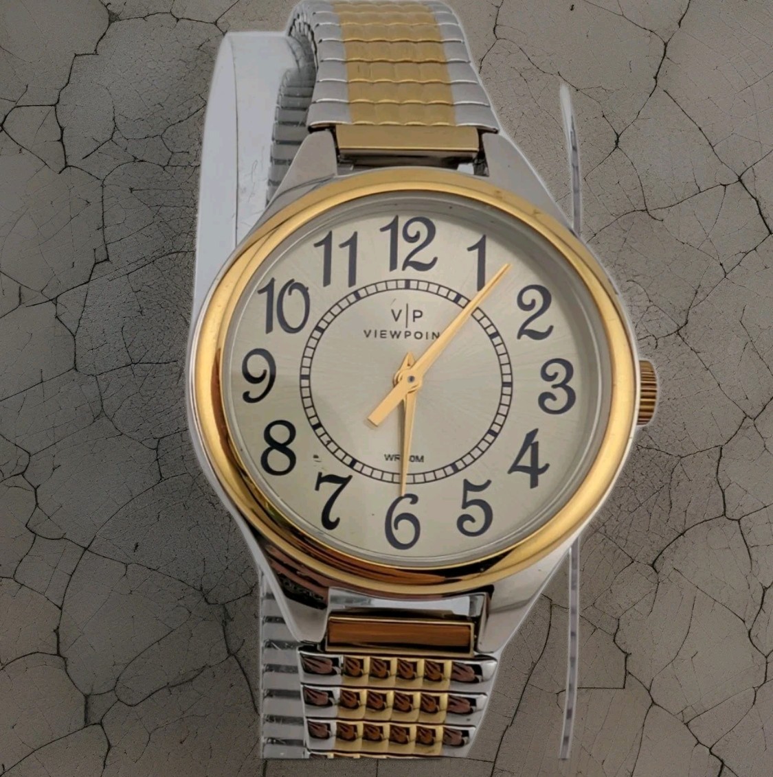 Timex Viewpoint CC3D82500, Women’s 2-Tone Expansion Watch, Champagne Dial
