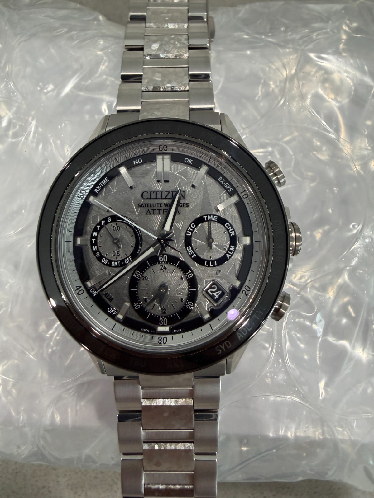 Citizen Attesa Platinum Shine CC4076-65 GPS Limited Edition