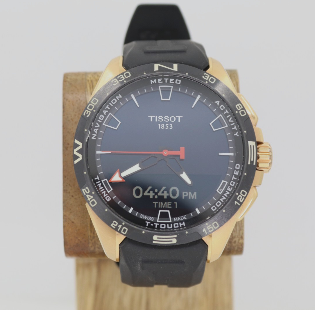 Tissot T-Touch Connect Solar Sapphire Crystal Swiss Made 47.5mm Watch T121420A