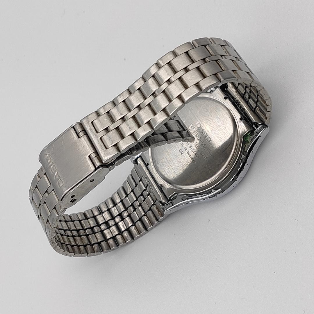Casio MQ-514 Quartz Day-Date Stainless Steel Watch Dead battery