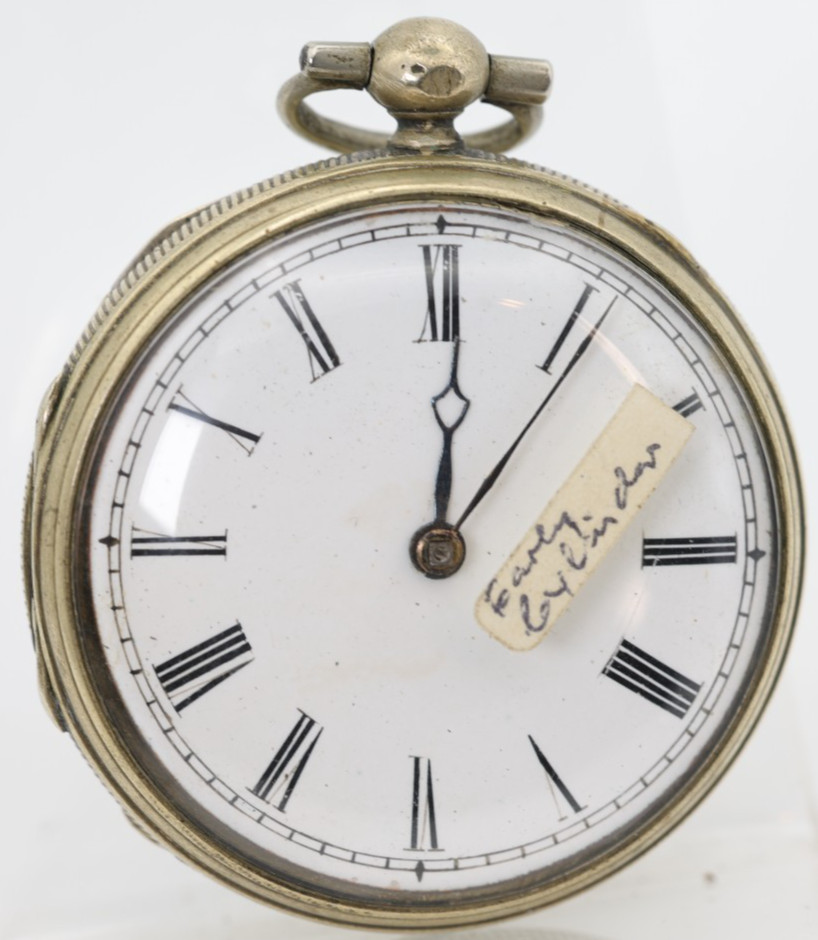 Rd JONES EARLY CYLINDER KEYWIND ENGLISH POCKET WATCH, 17266, FOR REPAIR (NJ)