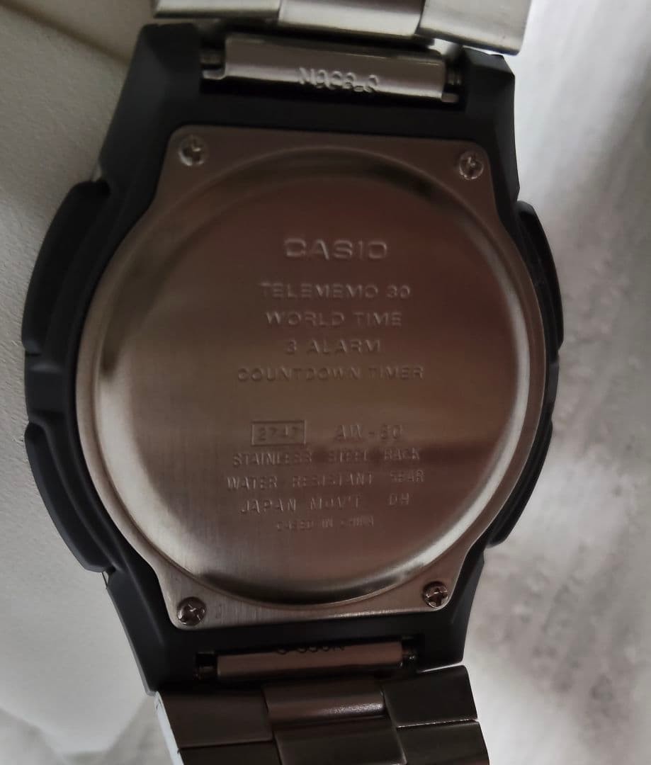 New CASIO Ana-Digi Silver Dial Stainless Steel Men’s Watch with Box No Papers