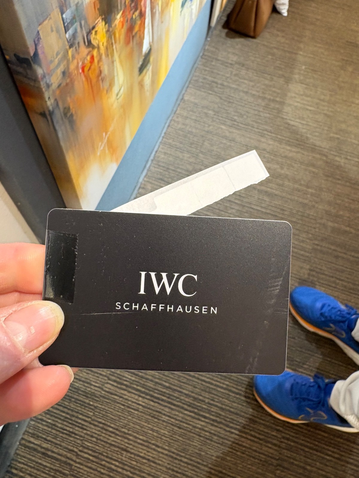 IWC Aquatimer Automatic Blue Dial watch with Box and Papers, pristine condition