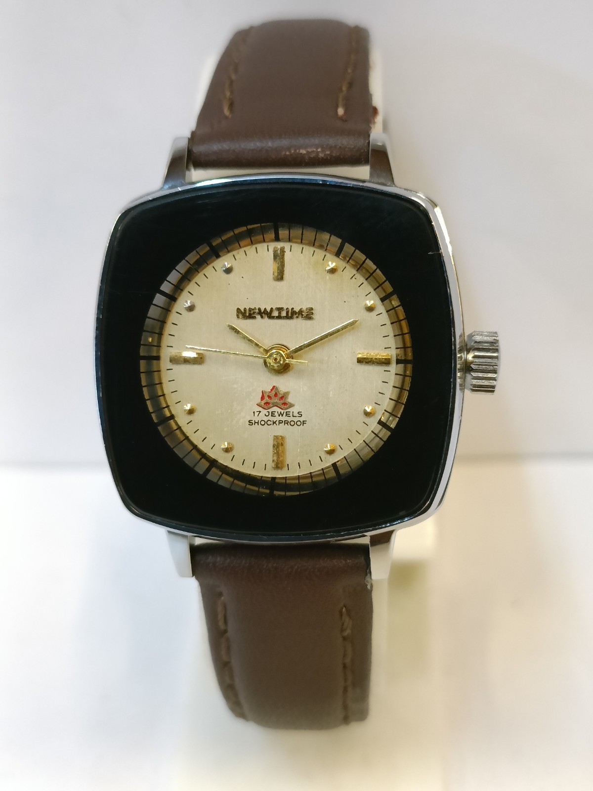 NEWTIME 17J WINDING CREAM DIAL WOMEN’S WORKING CONDITION
