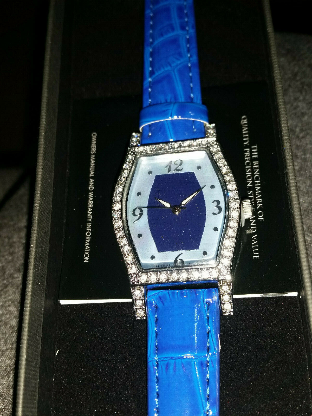 CROTON Wristwatch Watch Ladies CN207514 Black Blue Green White NIB