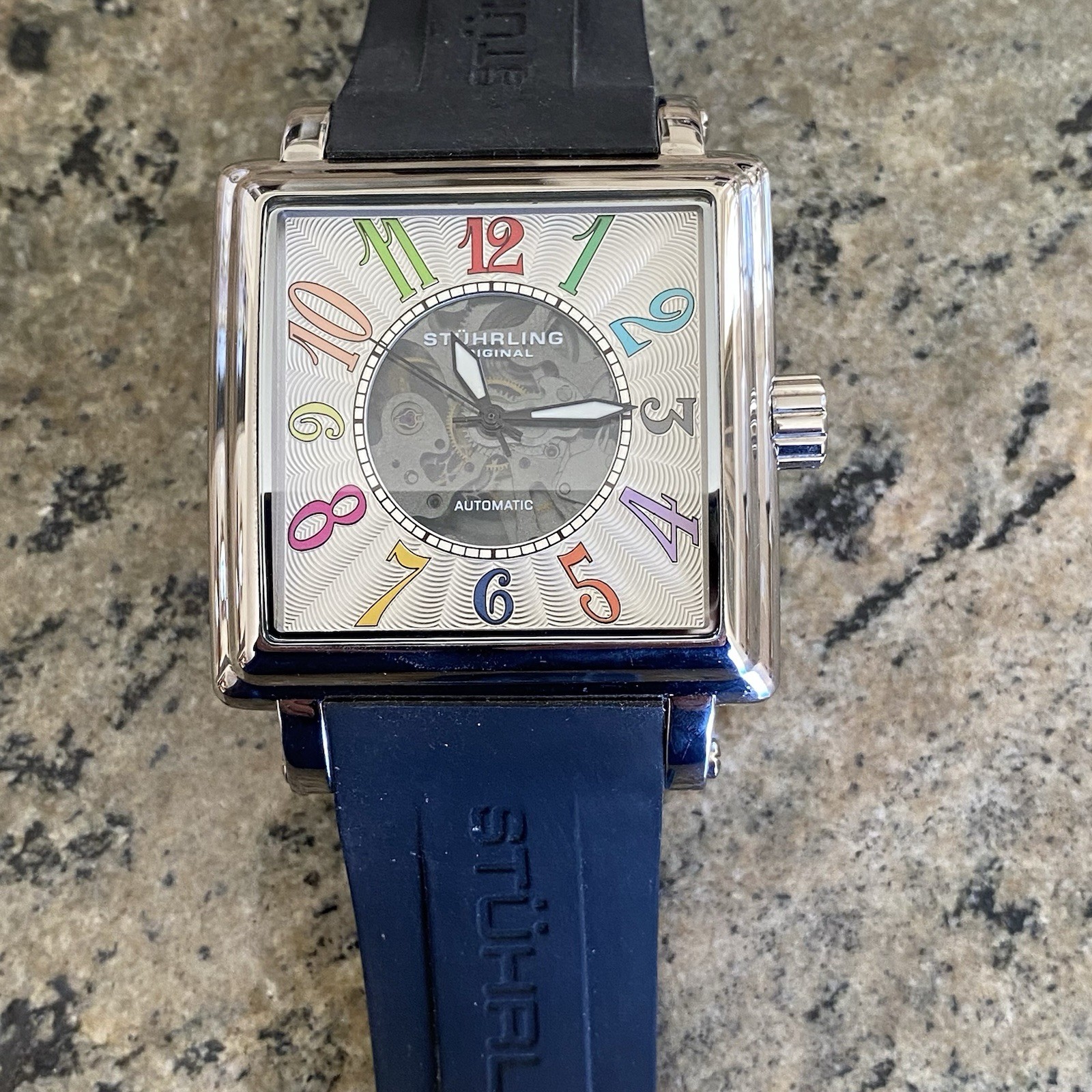 Stuhrling Original Manchester Ozzie Men’s Watch Automatic 20 Jewels 47MM