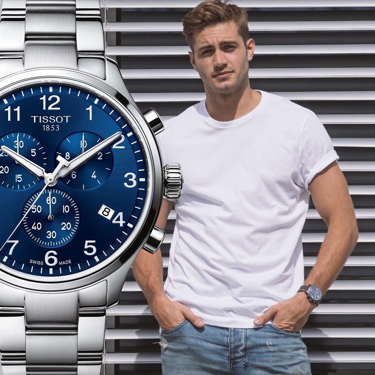 Tissot T116.617.11.047.01 Chrono XL 45mm Blue Dial Quartz (FEDEX 2 DAY)