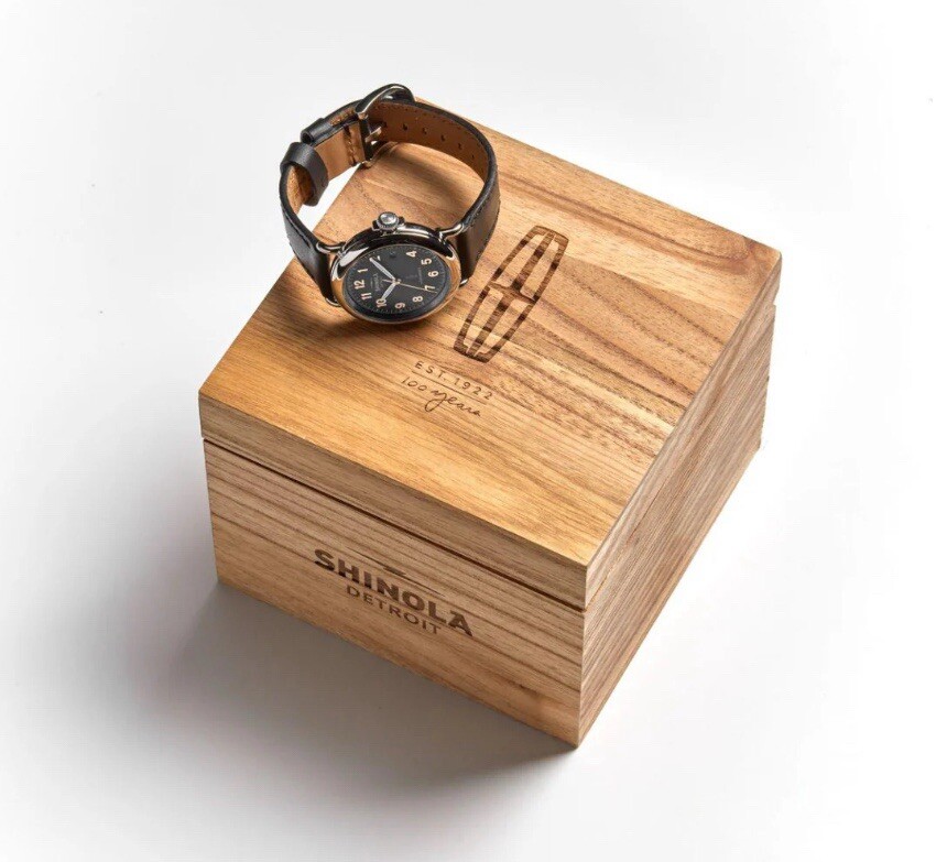 Shinola Automatic Runwell x Lincoln Limited Edition 100 Year Anniversary 1of500