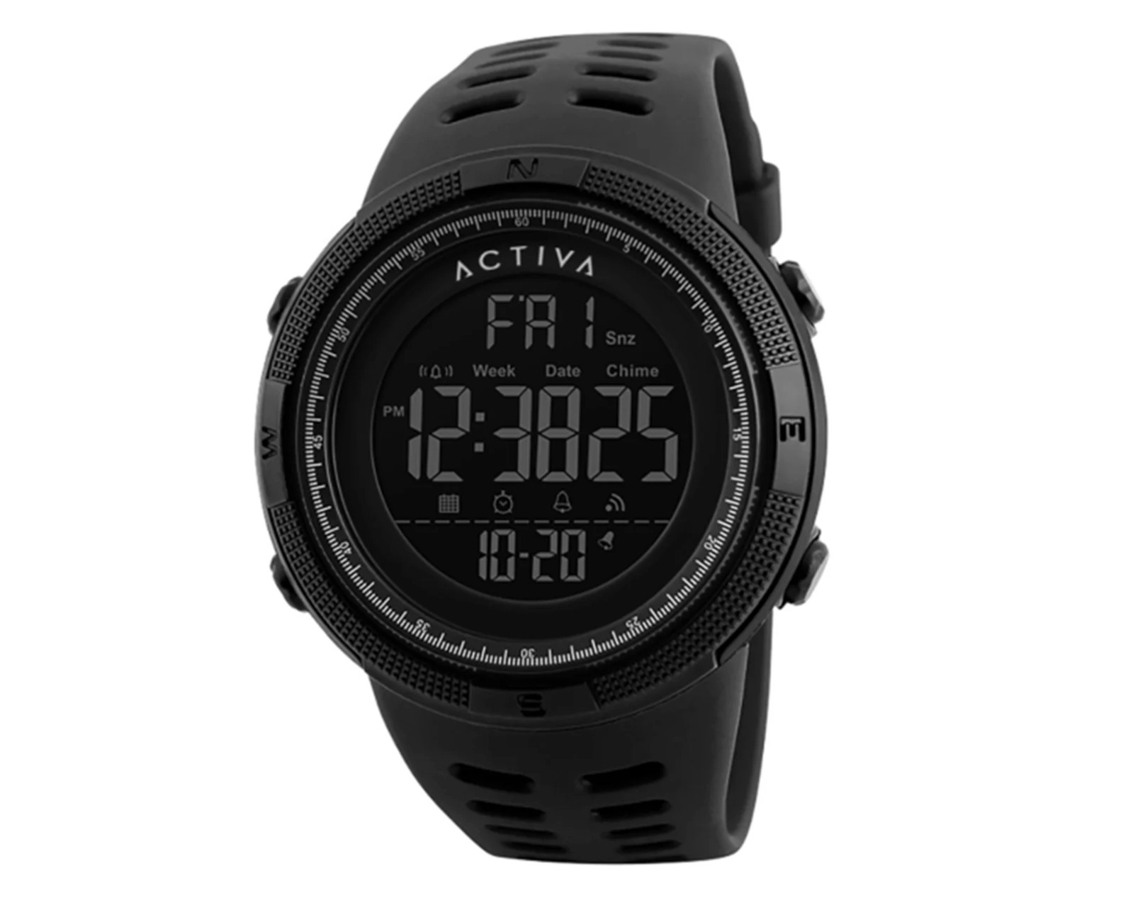 ACW1915-008 – Activa X Invicta Digital Men’s Watch – 50mm, Black