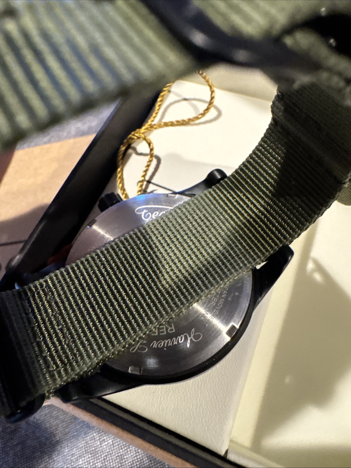 Techne Harrier Aviator Quartz Watch With 41 Mm Black Aluminum Case