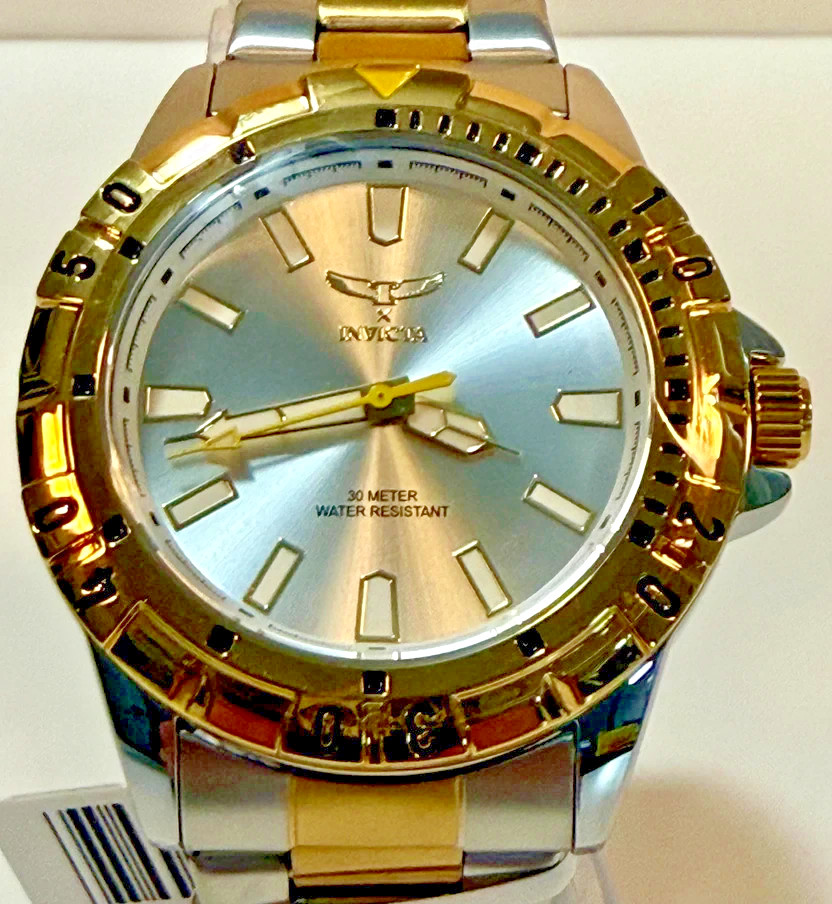 Invicta 69036 Specialty I Men’S 42mm Two Tone Silver Dial Quartz Bracelet Watch