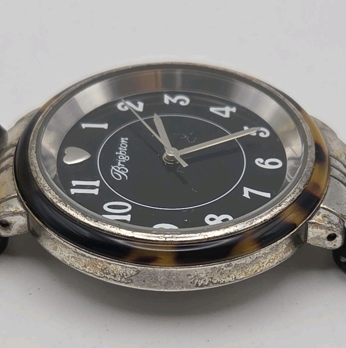 Brighton Monarch 35mm Case Japan Quartz Watch Tortise Shell Band