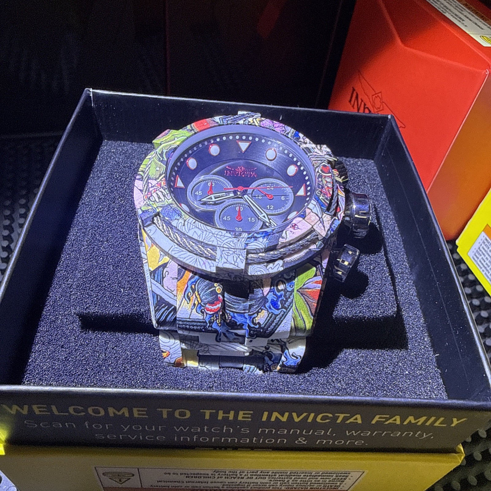 Invicta Bolt Watch Mens 53mm Aqua Plating 49140