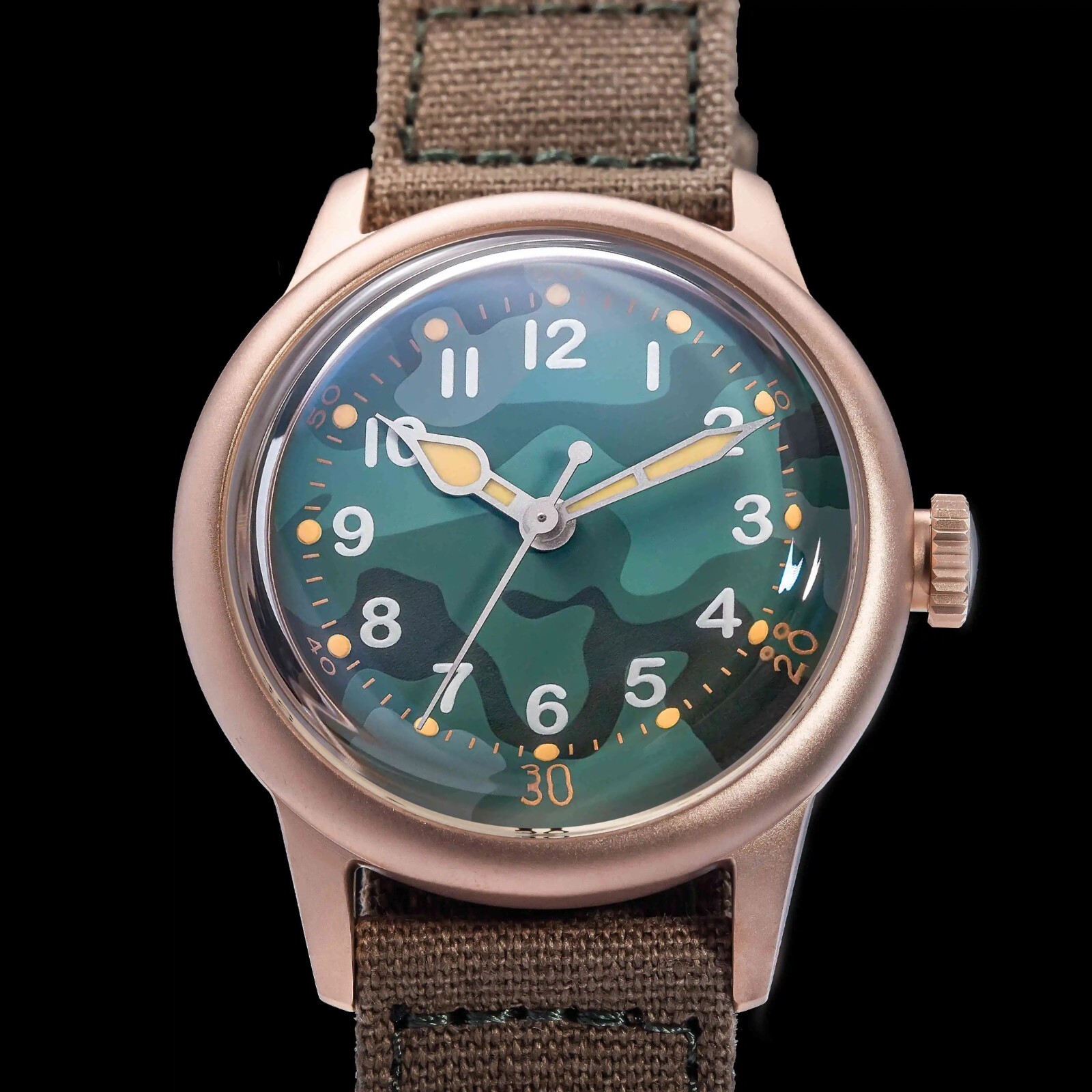 THORN Classic Military A-11 CuSn8 Bronze NH35 Automatic 200m Watch 36mm A11 Ti