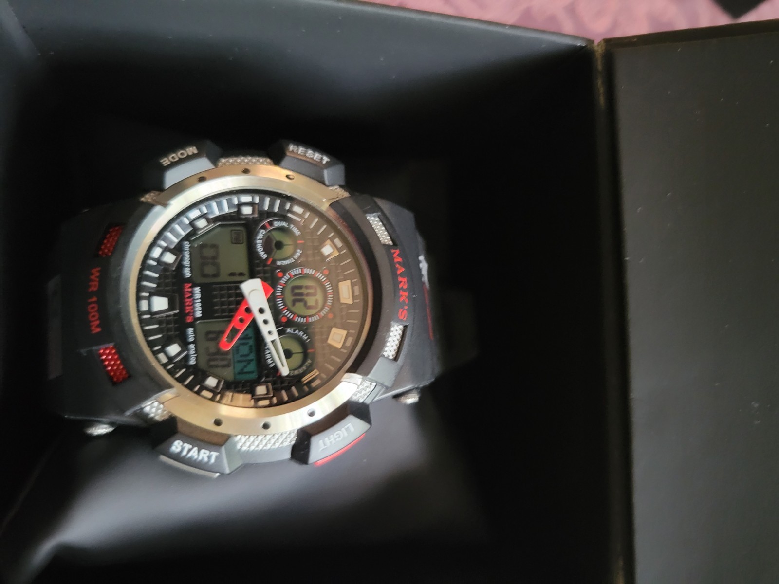 MEN’S WRIST WATCHY MARK’S DIGITAL MR-0021 WATER RESISTANT 100 METRE