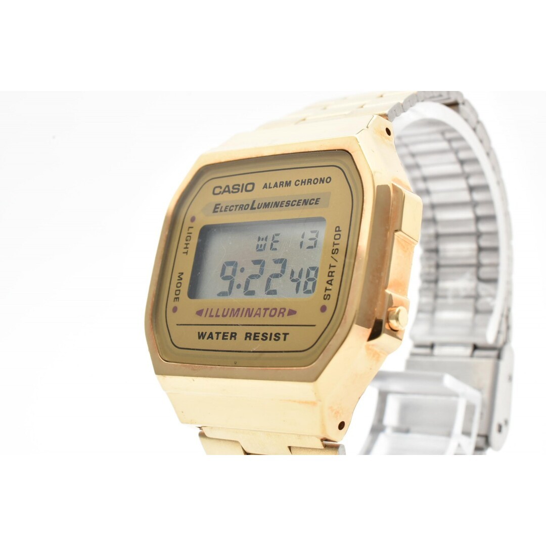 CASIO A168 Men s Digital Watch Gold Color Square Digital Watch Vintage From Japa