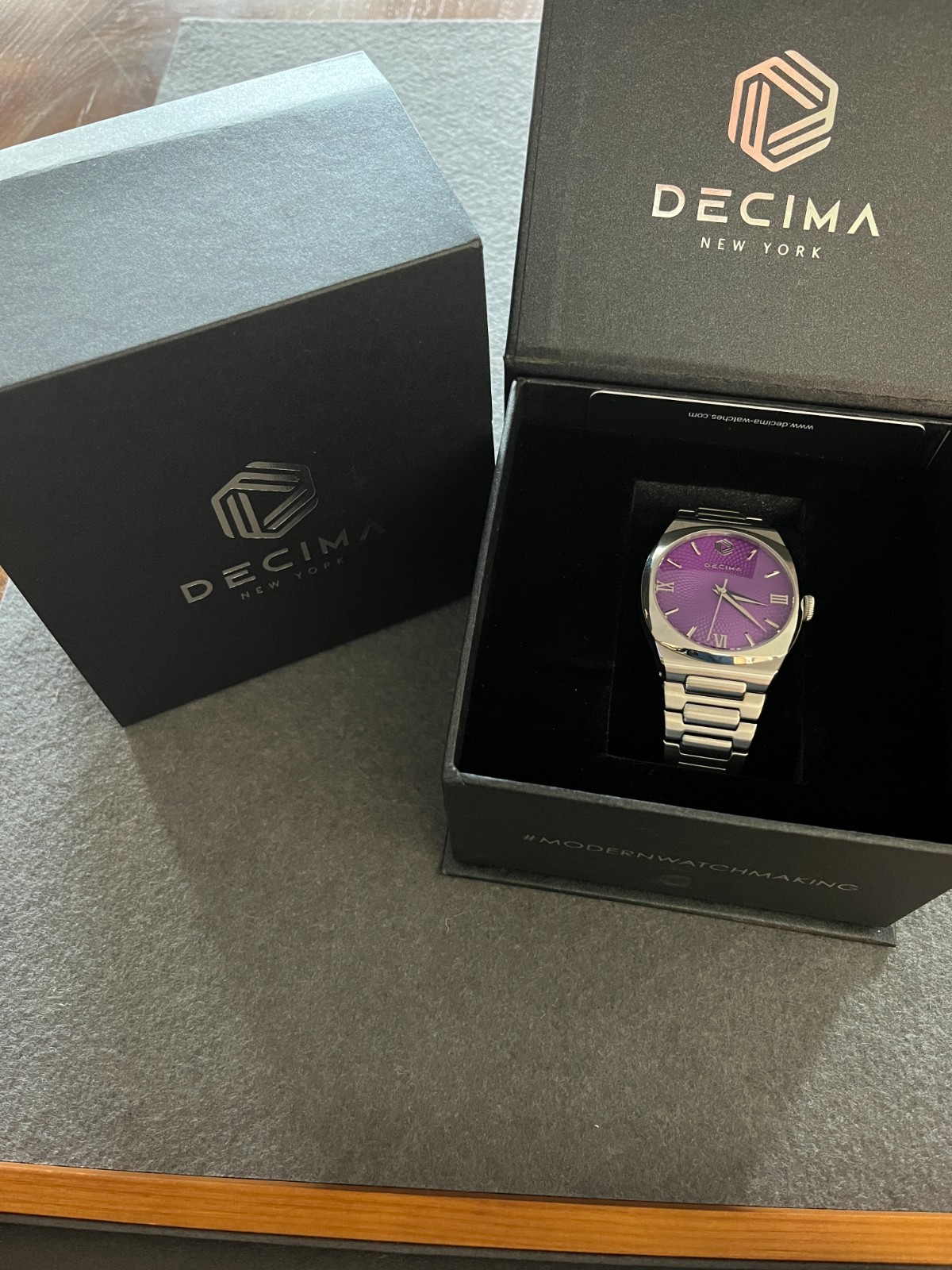 Decima Gatekeeper “GK” Purple Dial – Mint Condition / Full Set & Under Warranty