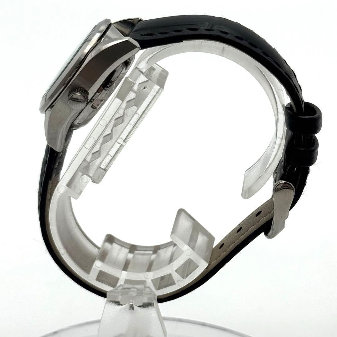 SEIKO Sii Union YD02-0030 Automatic Date Women’s Watch Black Silver