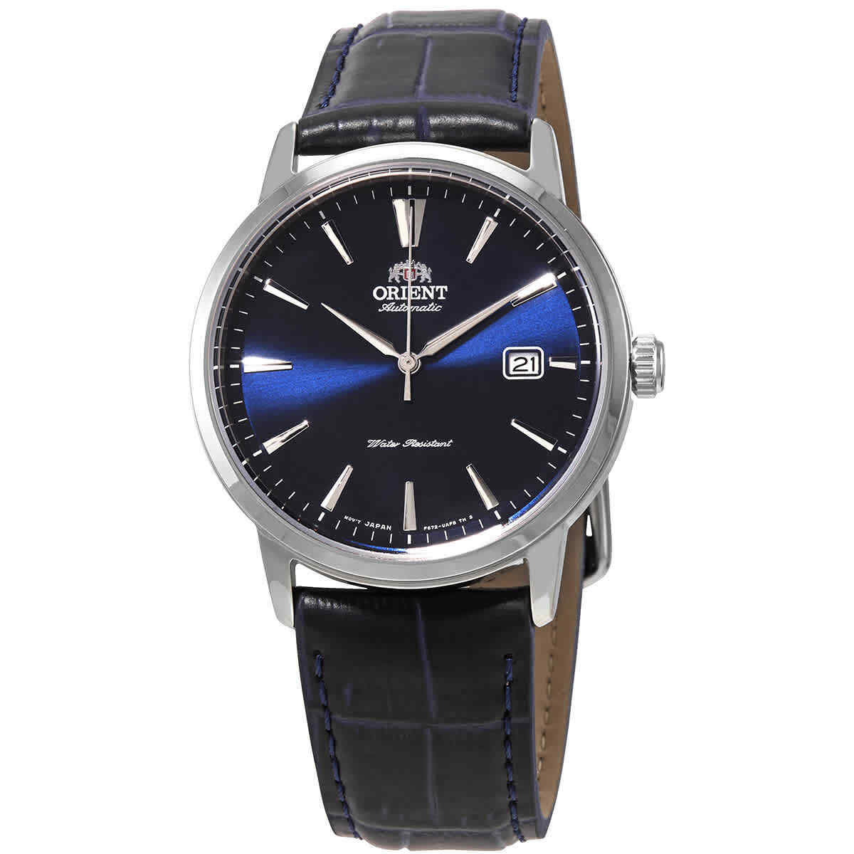 Orient Automatic Blue Dial Blue Leather Men’s Watch RA-AC0F06L10B