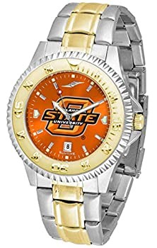 [B1R] NCAA Oklahoma State Cowboys Competitor Two Tone Quartz Mens [w3m]