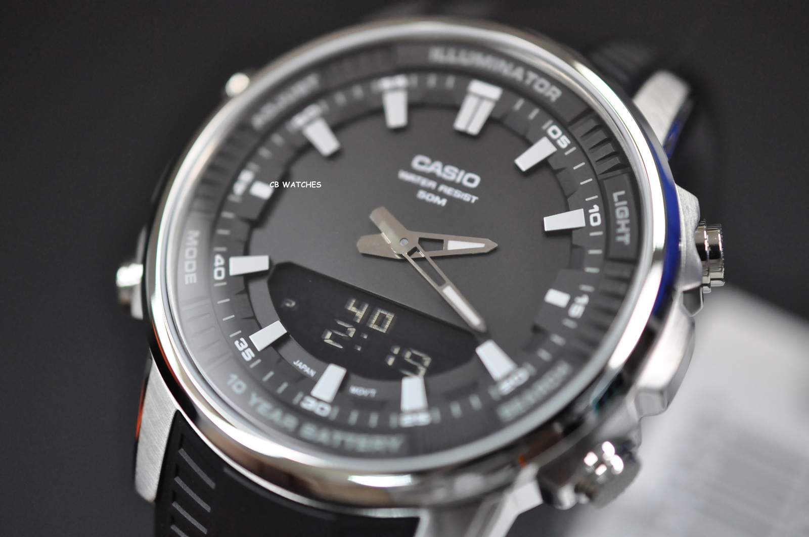 Casio Analog-Digital 10 years Battery AMW-880-1A watch