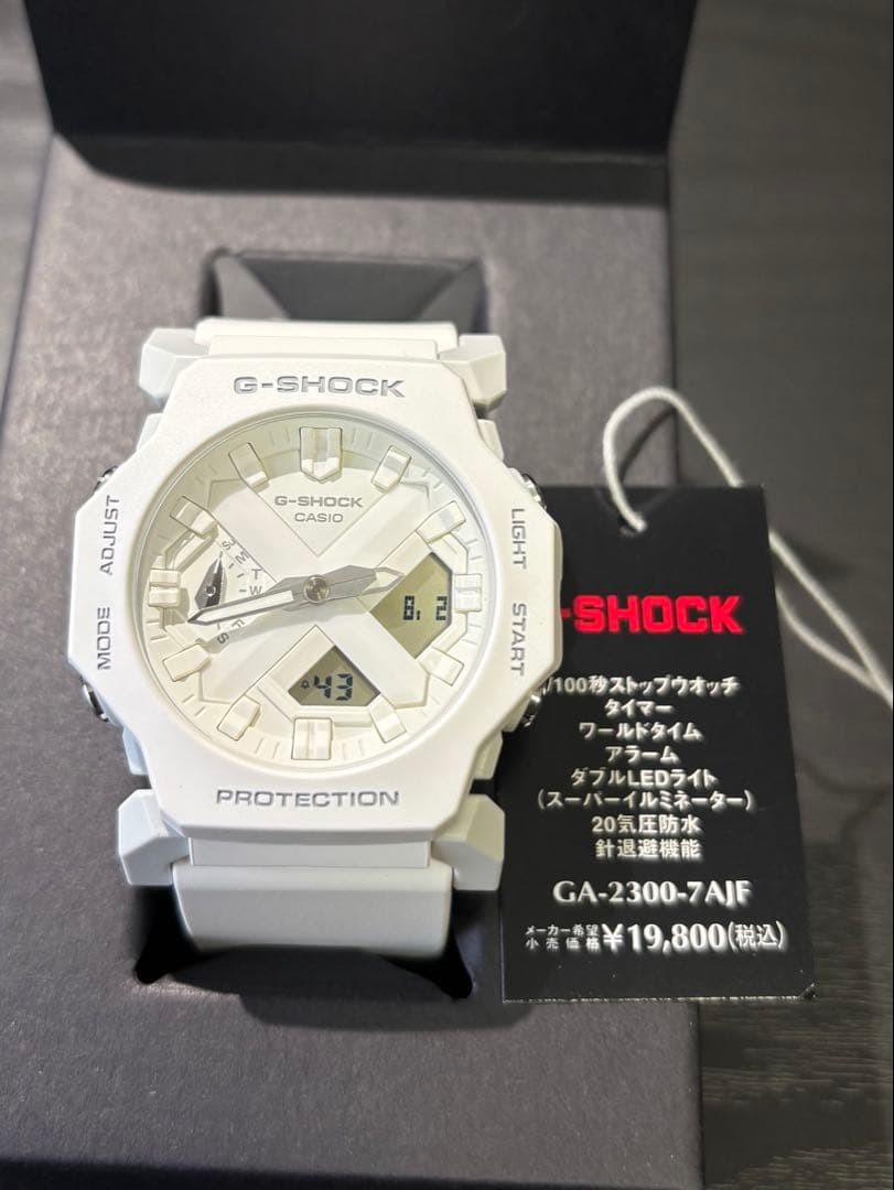 G-SHOCK GA-2300-7AJF Digital Watch, White [In Excellent Condition]