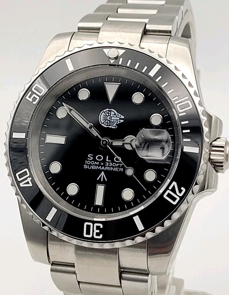 Star Wars Ltd Ed Automatic ‘HAN SOLO’ Citizen Miyota 8215 JAPAN Watch Black.