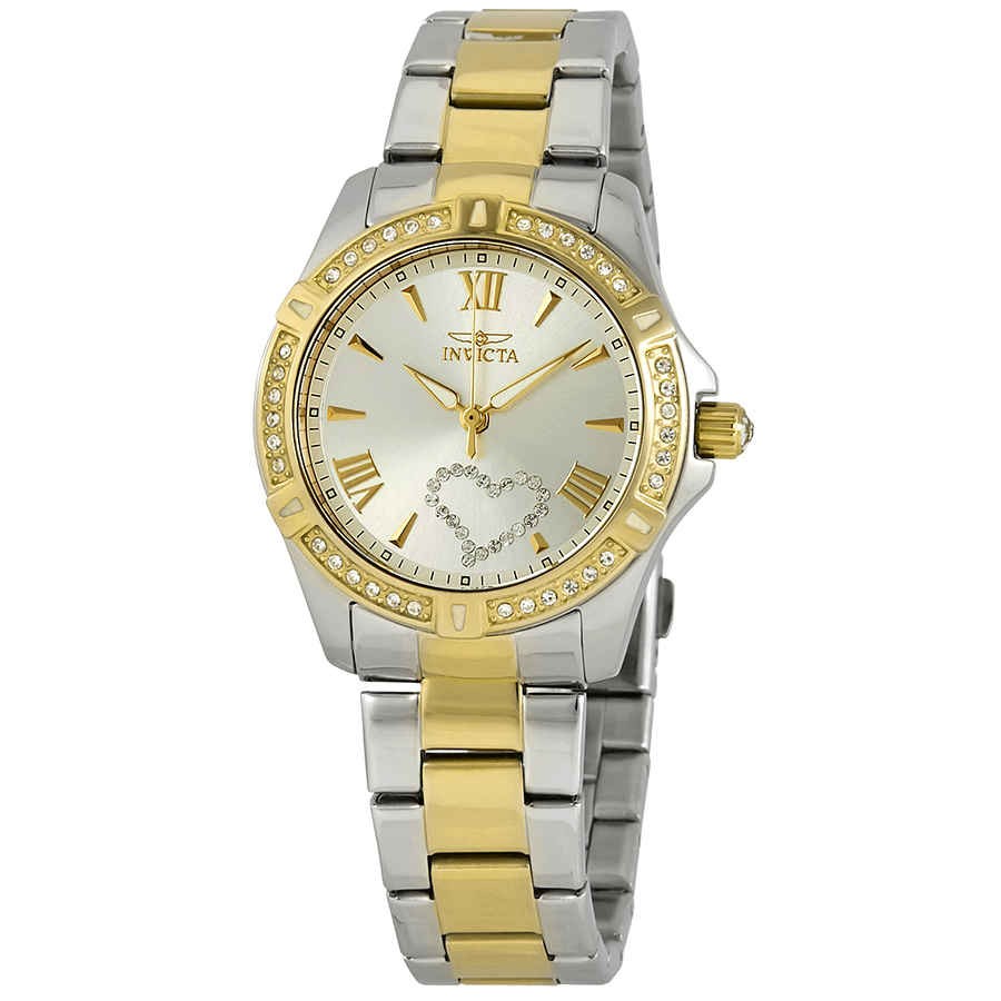 Invicta Angel Silver Dial Two-Tone Ladies Watch 21418