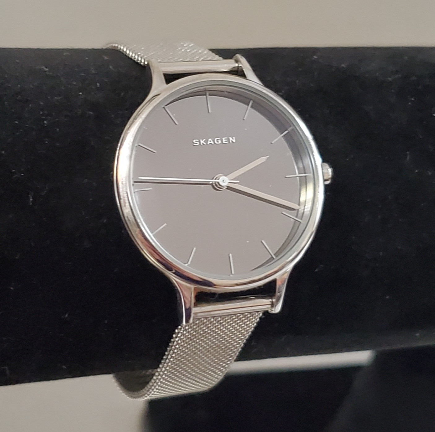 SKAGEN Watch Women’s Vintage Anita Analog Quartz Mesh Band Stainless Steel 30 mm