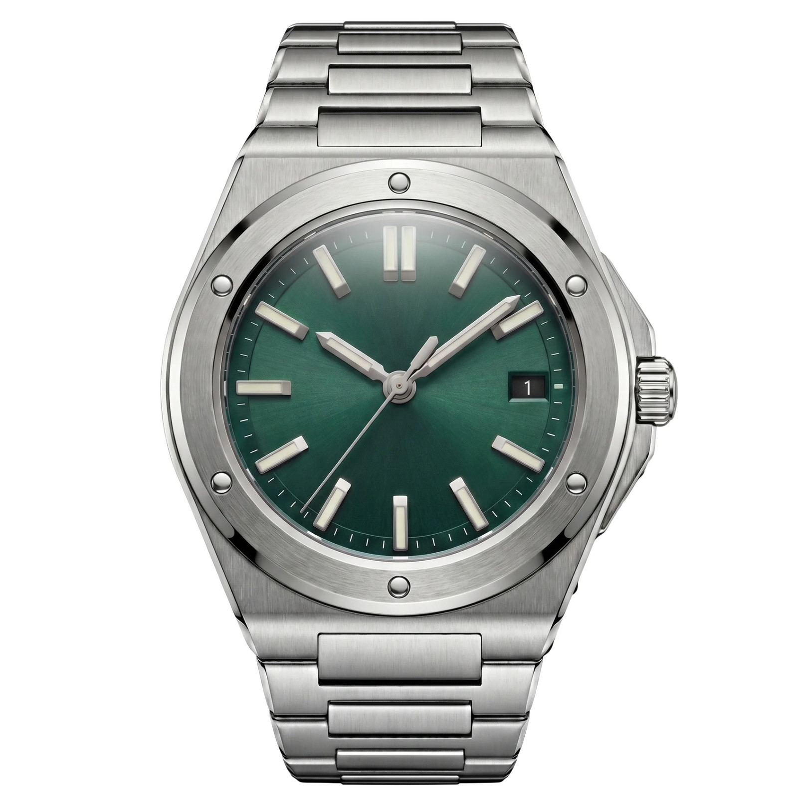 Valtor Green Steel – NH35 Automatic Sport Watch Sapphire 39mm Mens