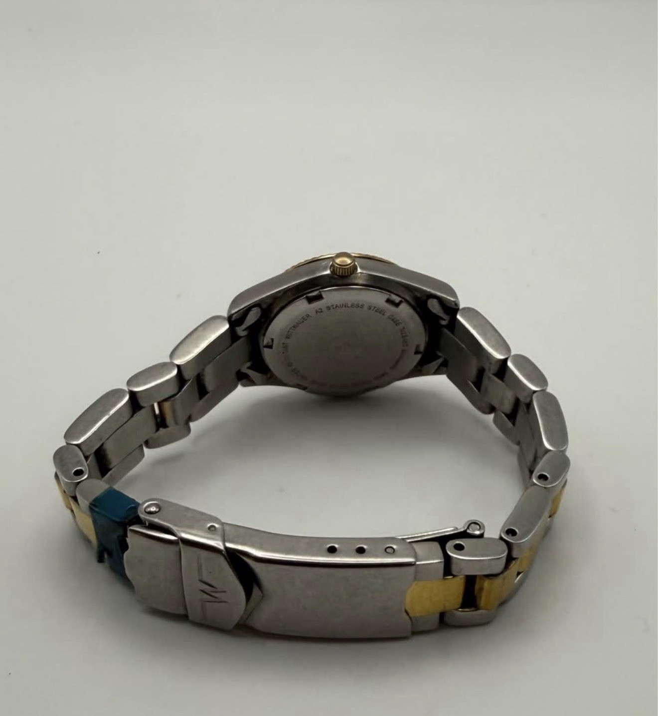 Wittnauer Womens Quartz Two-Tone SS Bracelet White Dial Date 30m 28-31.9mm
