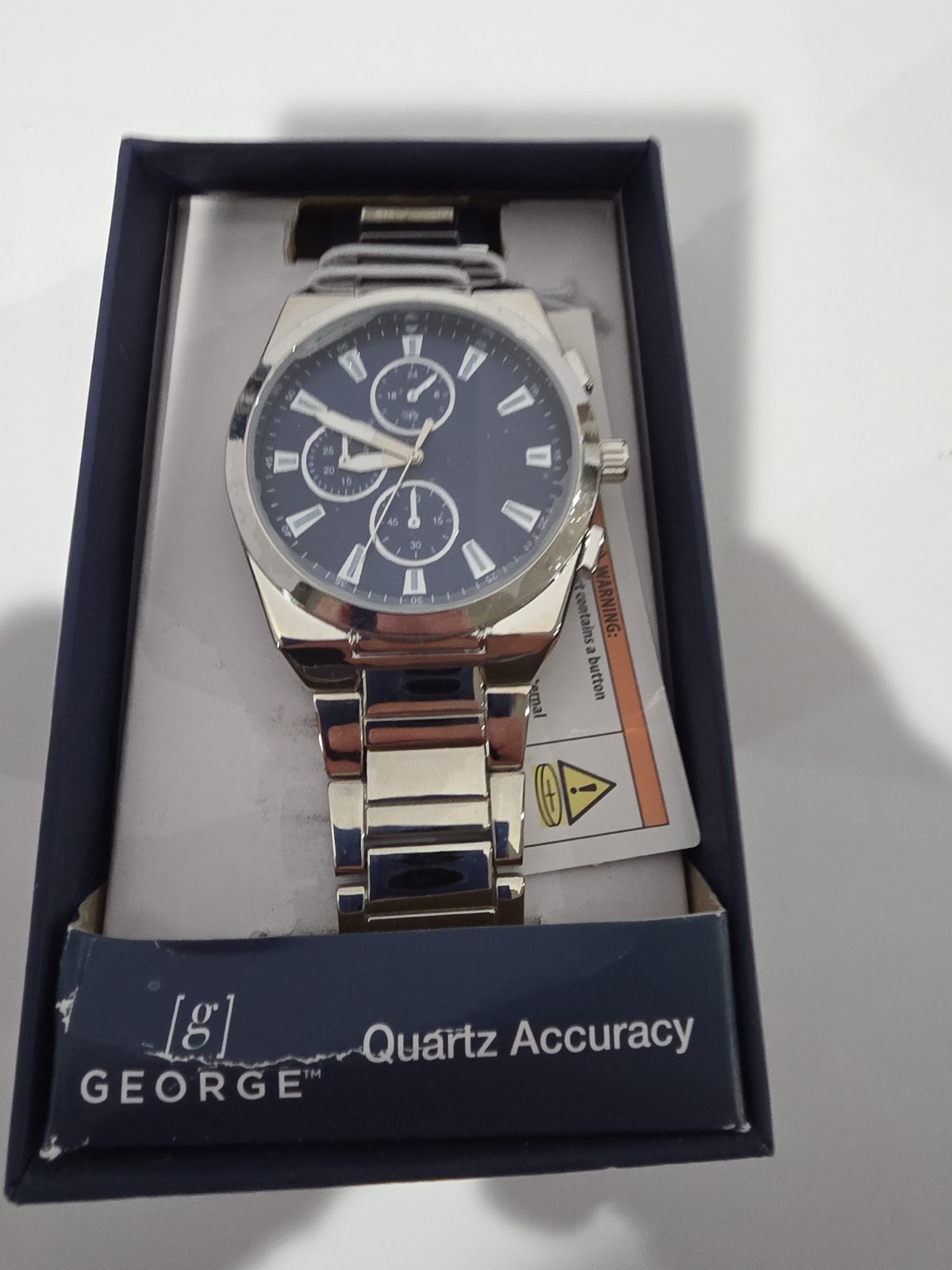 GEORGE QUARTZ ACCURACY Men’s Wristwatch With Papers And 1 Year Warranty