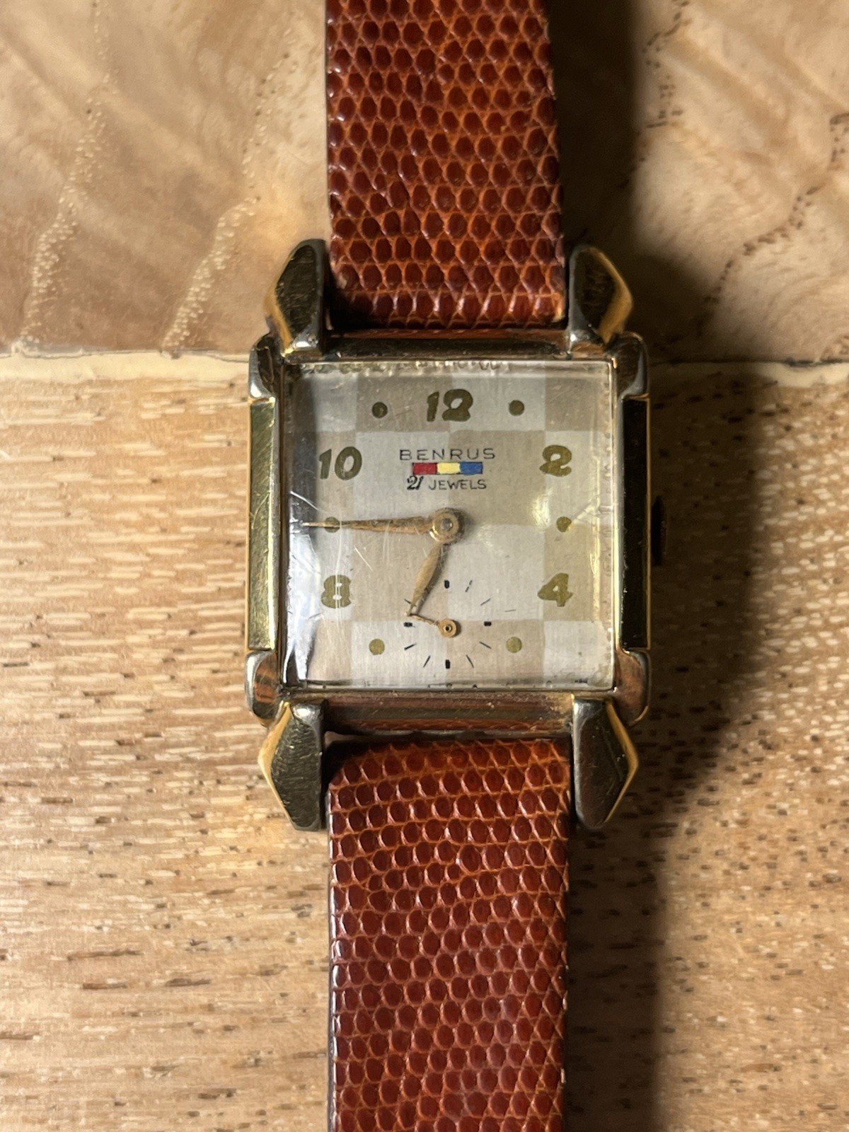 Rare Vintage Benrus Men’s Watch Manual Wind 10K RGP Working