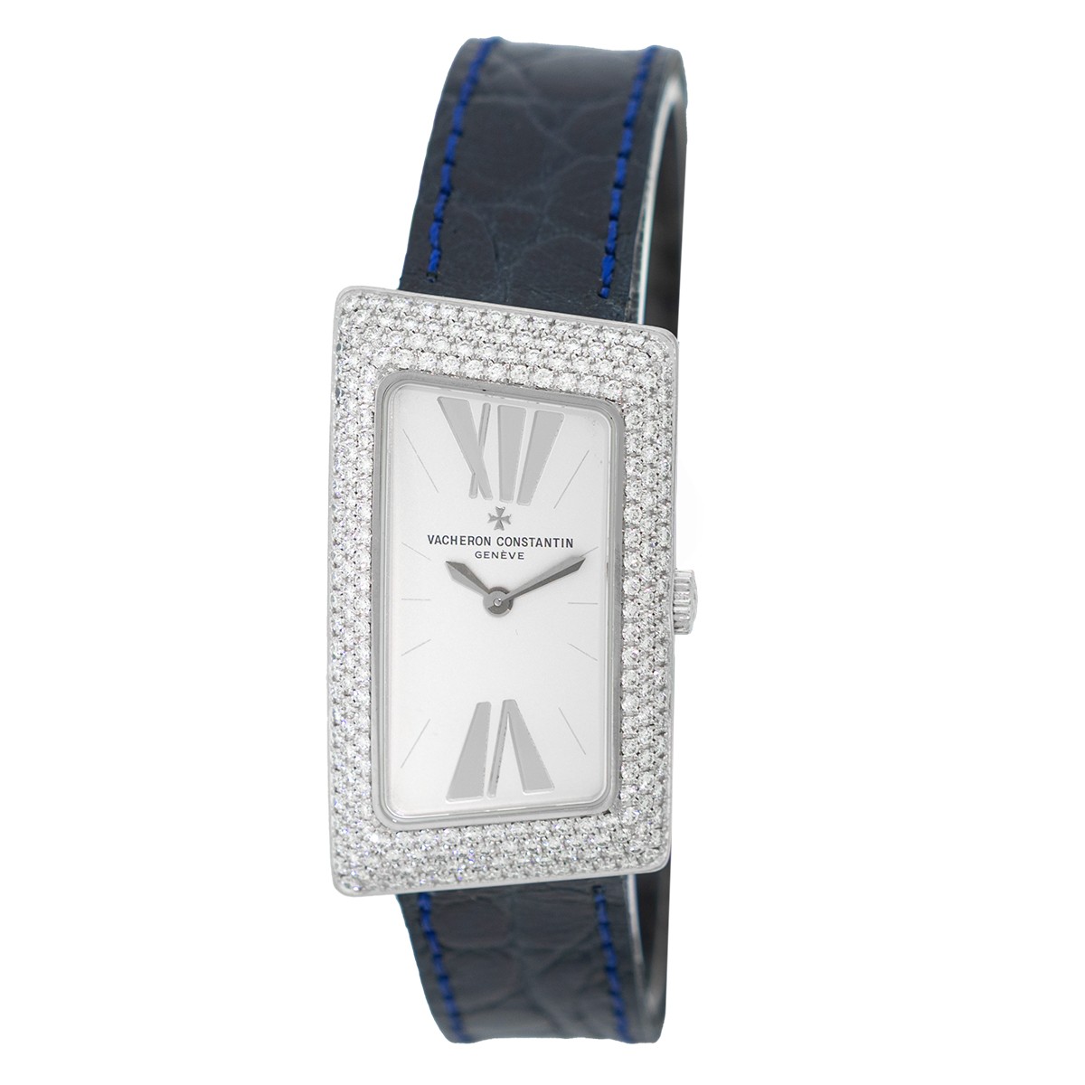 VACHERON CONSTANTIN 18K White Gold Diamond Asymmetrique 25515 G Warranty Box