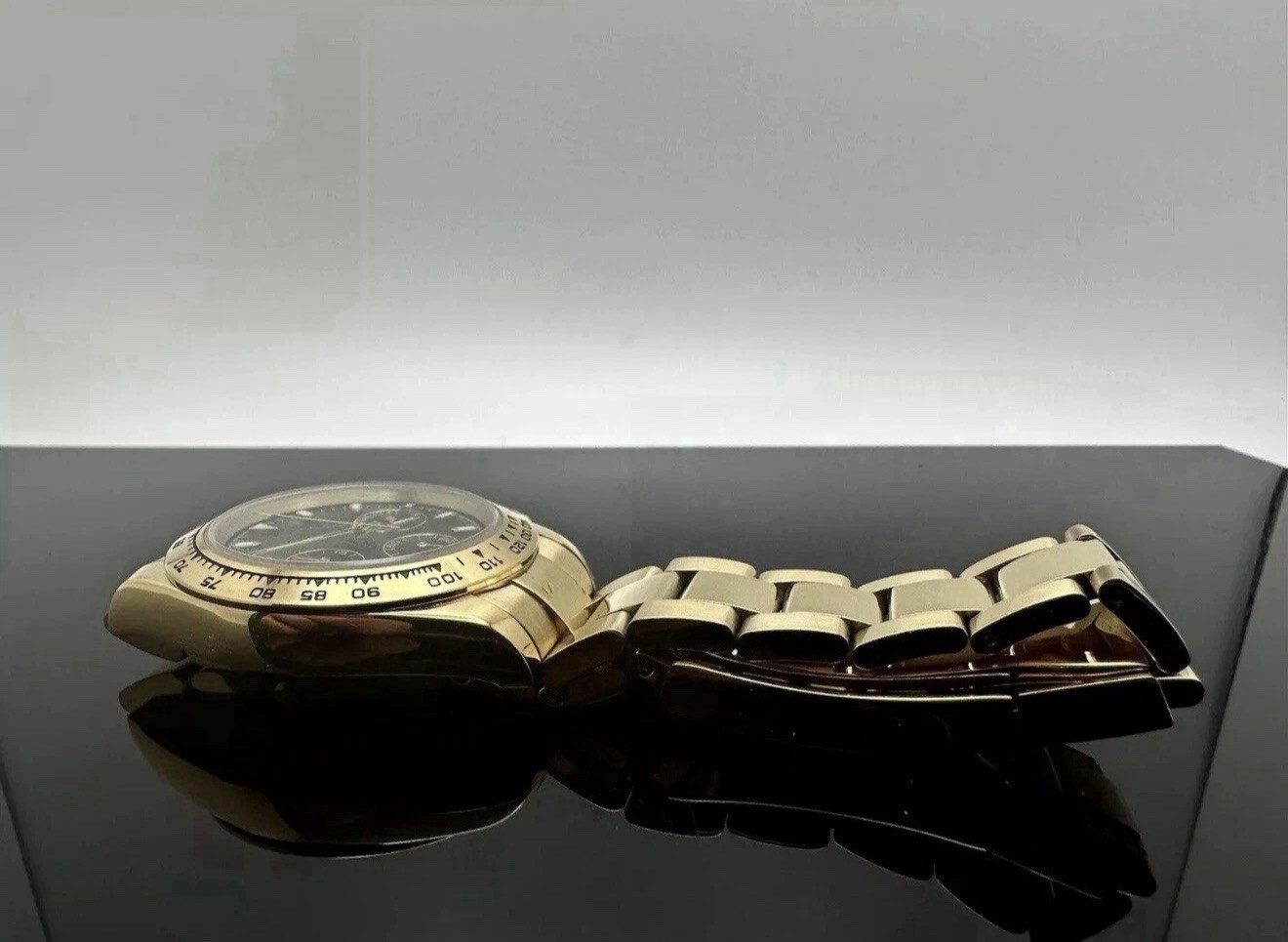 Custom 39mm “John Mayer” Gold Seitona Mod Watch w/ VK63 Chronograph