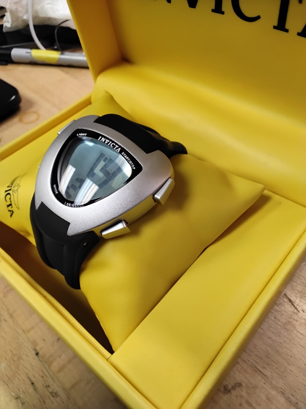 Invicta Bermuda Triangle Aluminum 9890 Digital Watch – New
