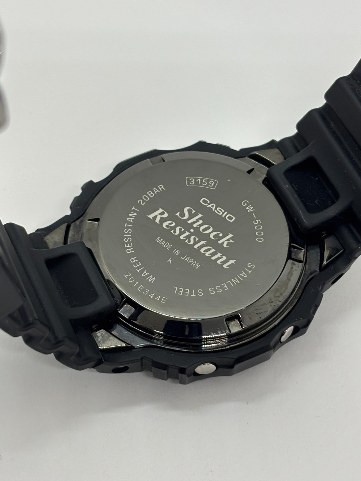 Casio GW-5000-1JF G-Shock Mens Watch Digital Solar Tough Black Japan Used
