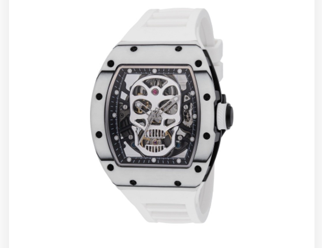 NEW Invicta S1 Rally Automatic Men’s Watch w/ Skeleton Dial- 41mm, White (49026)