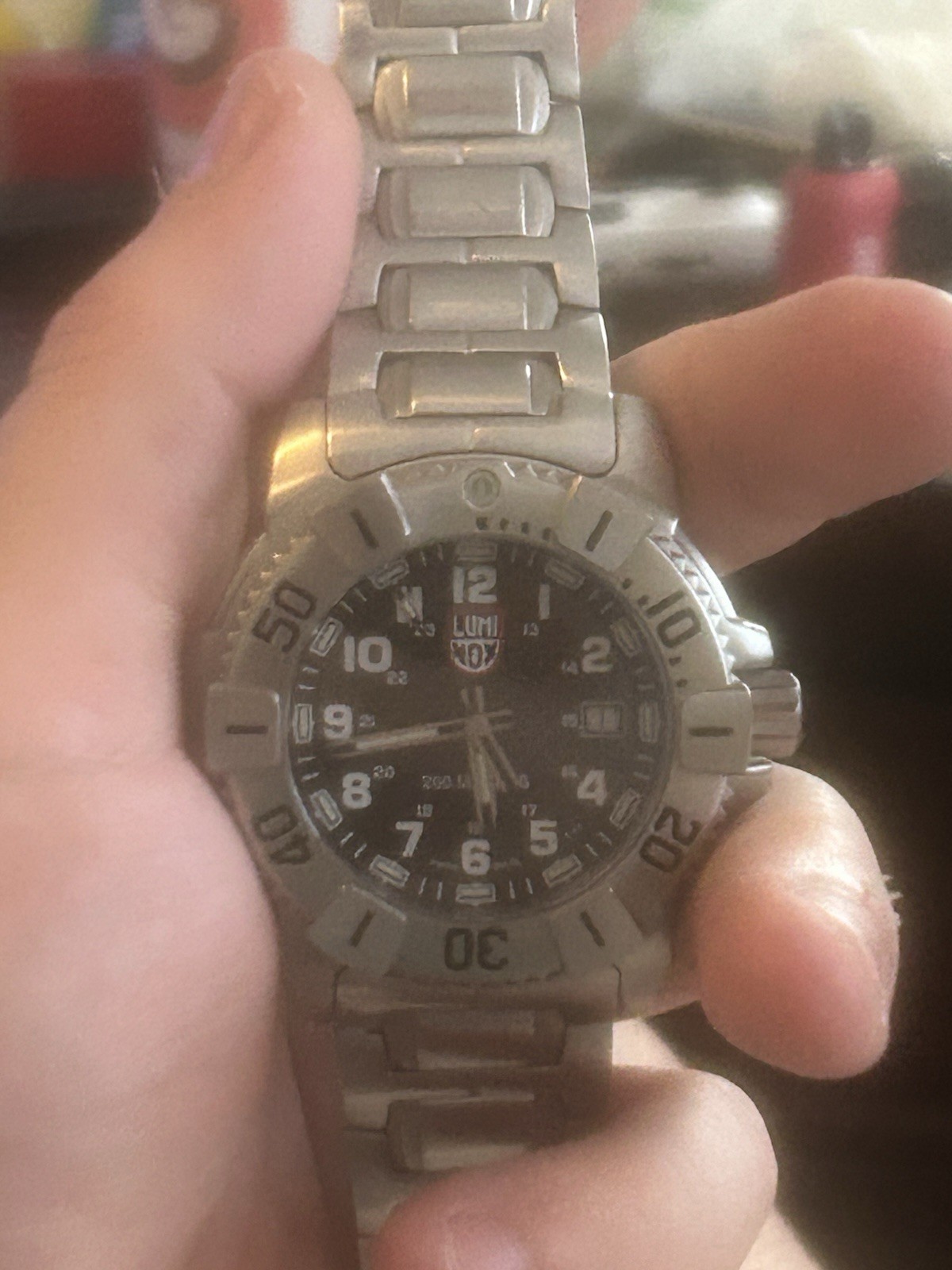 Luminox Stainless Steel Series 6100/6200 Diving watch (broken band)