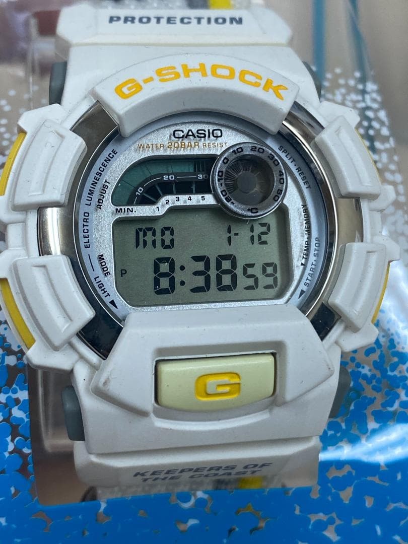 Casio X-TREME SURFRIDER FOUNDATION DW-9500SR-9T Wristwatch White Digital New