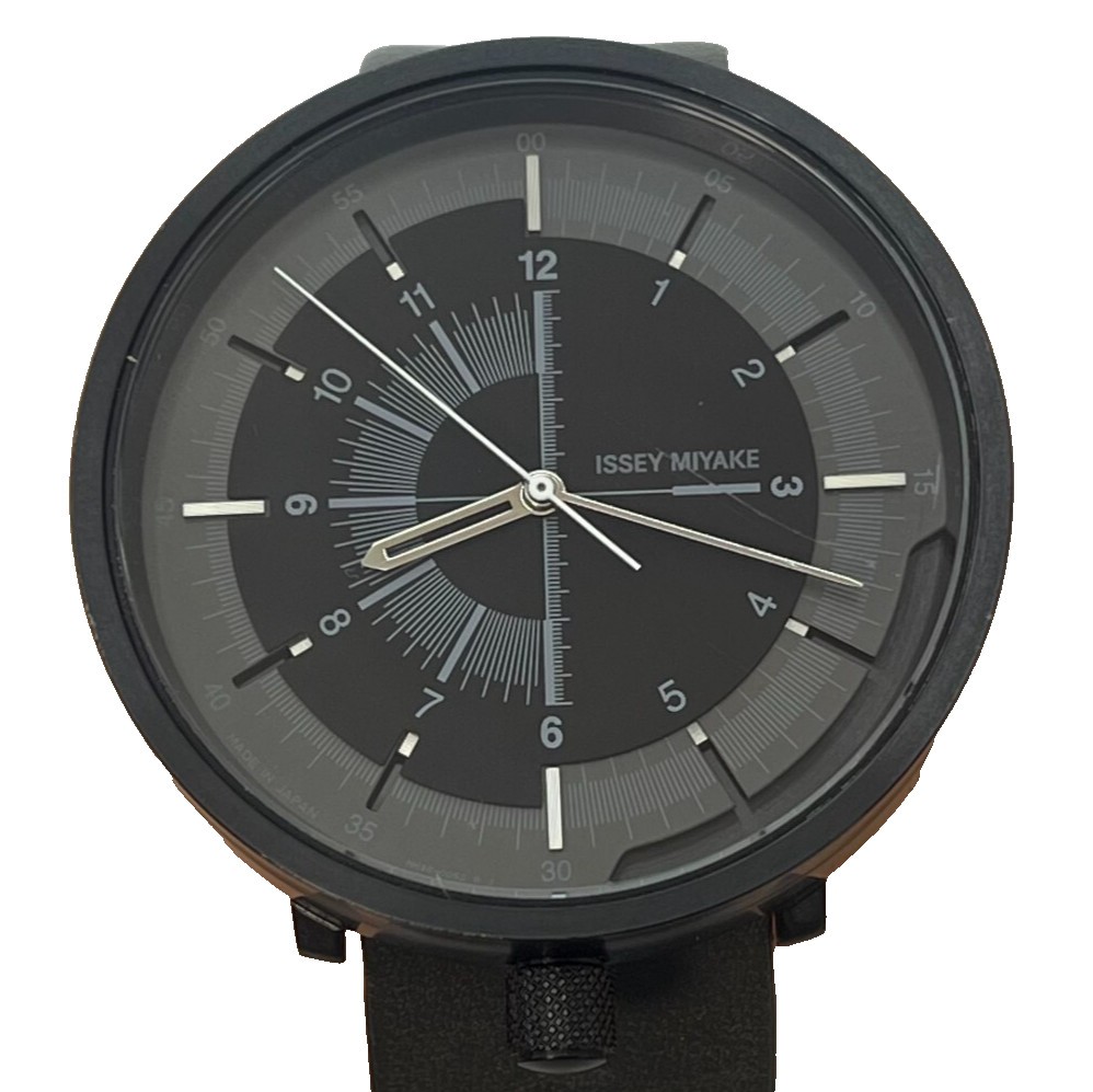 SEIKO ISSEY MIYAKE 1/6 Nao Tamura Watch leather Band Japan AUTOMATIC w/Box #570A