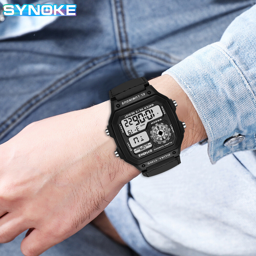 Men Military Nylon Canvas Strap Wrist Watch Waterproof Luminous Wrist Watch US