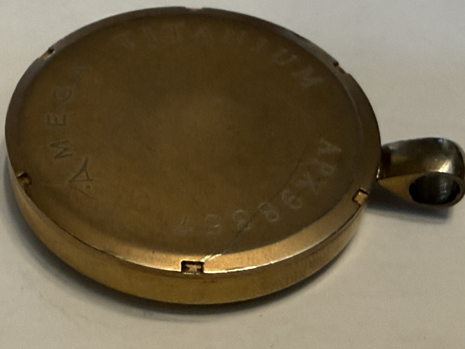 Omega Titanium Pendant / Pocket Watch Case APX – Guilloché Front, Unopened
